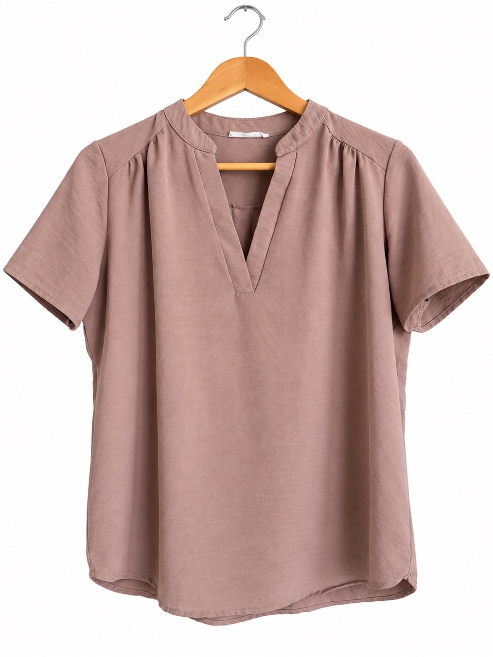 Anthropologie Entro Small pullover relaxed fit v neck office work blouse top